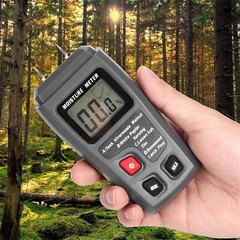 Digital LCD Wood Moisture Meter Detector Tester Wood Firewood Paper Cardboard