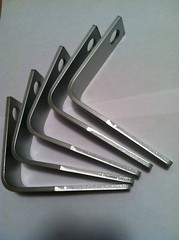 Aluminum nail gun hook rafter hanger 5 pack w/ 3/8 hole Hitachi NV90 NV83
