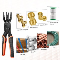 3/8 Inch To 1 Inch Pro Disconnect Tool Push to Connect Fitting Removal PEX Pip