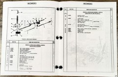 Ford Series 501 Rear Attached Mower Operators Owners Parts Manual Set Bar Sickle