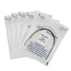 100pcs Dental Orthodontic Arch Wire Niti Stainless Steel Round Rectangular Ovoid