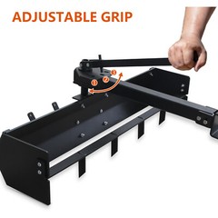 42″ Tow Behind Box Scraper Lawn Tractor Attachments, Box Blade Hitch Tow for ATV