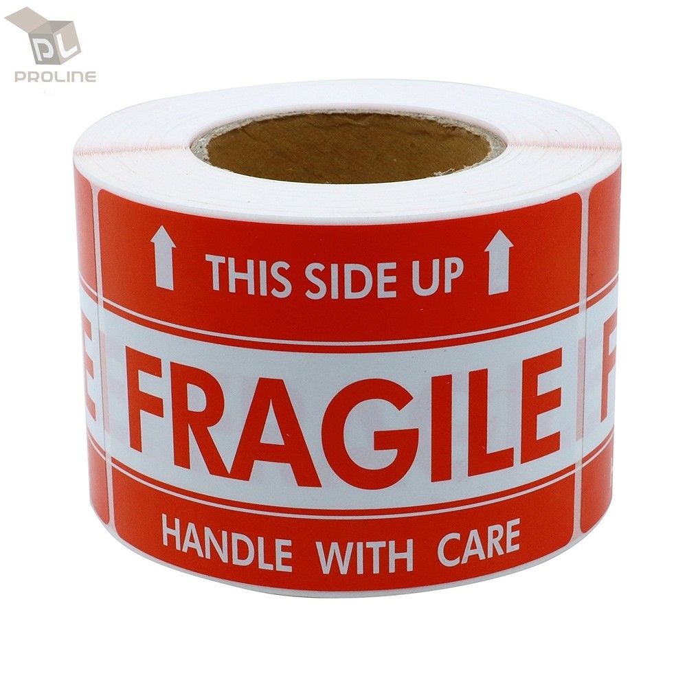 500 Labels 2×3 FRAGILE This Side Up Shipping Mailing Handle with Care Stickers