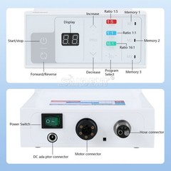 Dental Electric Handpiece Motor System LED Brushless Built-in 1:1 1:5 16:1 Modes