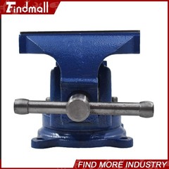 Findmall 6″ Heavy Duty Bench Vise with Anvil Swivel Table Top Clamp Locking Base