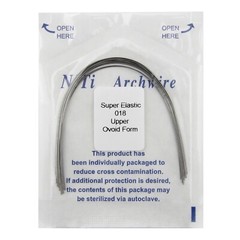 100PCS Dental Orthodontic Arch Wire Niti Super Elastic Round Rectangular Ovoid