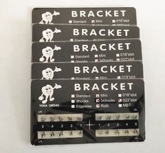 Metal Brackets Mini Roth 022 Slot 345 with hooks Dental Orthodontic Yoka Ortho
