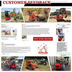 HUAYEE Mini Excavator HY12C Tracked Digger Free Ship