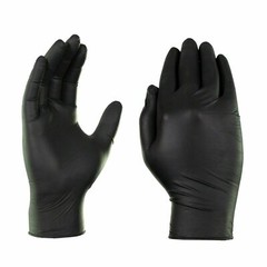 1st Choice Black Nitrile Disposable Exam Gloves 3 Mil, Latex and Powder-Free,