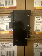 10PCS SQUARE D HOMELINE HOM115PDF HOM115PDFC PLUG ON NEUTRAL 15A AFCI/GFCI NEW