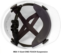 MSA Freedom Series Cap Style Hard Hat One Touch Suspension – Stars and Stripes