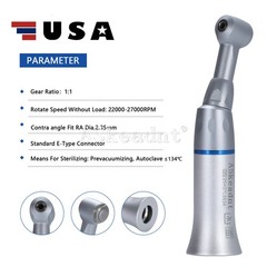 NSK Style Dental Push / Latch Head Contra Angle Handpiece Slow Low Speed EX203