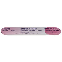 House Brand Dentistry 102060 Fluoride Dental Varnish Bubble Gum 50/Pk 0.40 mL