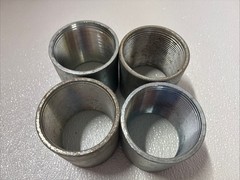 2-1/2″ Galvanized Steel Rigid Conduit Coupling (Lot of 4)