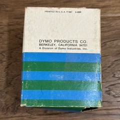 Vintage Box of Dymo Embossing Tape 1/4” x 36’ Orange 1967 For Desk Tapewriters
