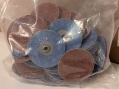 Surf Pro SP11QCT20050A Quick Change Discs, 2″ Turn-On, Aluminum Oxide, 50 Ct Box