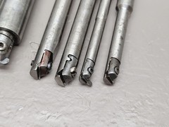 MISC. LOT EVEREDE BORING BARS 7/16″x 6″, 3/8″x 6″, 1/4″x 3-1/4″, 5/16×5-1/2, 9pc