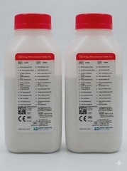 Zest Dental Aluminum Oxide 50 Microns White 15301 in Two 1 lb. Bottles- (2 lbs)