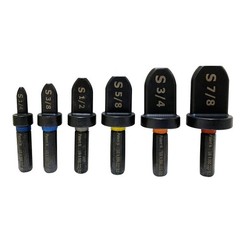 Swaging Spin Set 6 Tools Per Set: 1/4in, 3/8in, 1/2in, 5/8in, 3/4in, 7/8in S6000