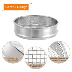 5 Mesh Lab Sieve 8″ Diameter Test Stainless Steel Wire Cloth 4mm