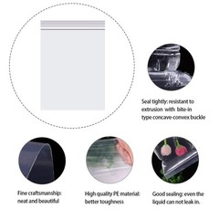500 Pcs 1.5×2 Inch Plastic Bags 2mil Reclosable Storage Seal Zip Lock Bags