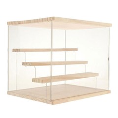4-Tier Large Acrylic Display Case Dustproof Box for Collectibles Action Figures