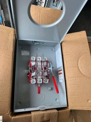 MILBANK 200a 600v 1 phase meter socket underground Overhead With bypass