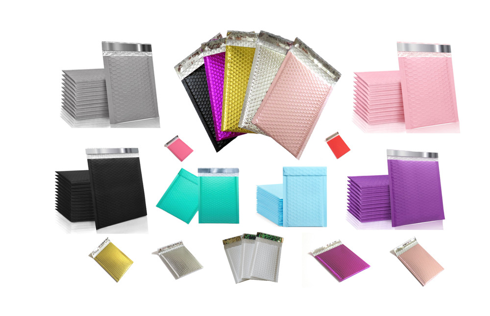5”x7” COLOR POLY BUBBLE MAILERS SHIPPING MAILING PADDED BAGS ENVELOPES