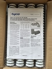 BOX OF 100! Tyco Style 20 Recessed Escutcheon White 1/2 in. Sprinkler 567054010