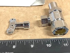 ProLine 192-032LK Multi Turn Angle Valve 5/8″ OD x 3/8″ OD Compress – Lot of 12