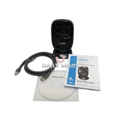 New In Box ZEBRA DS9308 Desktop Hands-Free 1D/2D Barcode Scanner w USB Cable