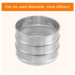 5 Mesh Lab Sieve 8″ Diameter Test Stainless Steel Wire Cloth 4mm