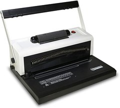 S25A Coil Punch & Binding Machine Free Crimper & 8mm Plastic COILS Box of 100pcs