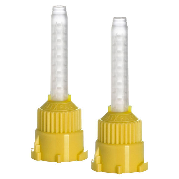 Hexa Yellow HP Mixing Tips – 1:1 / 2:1, Small (4.2 mm) 48/Pk. For all HP style