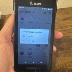 Zebra TC26 TC26AK Android Barcode Scanner – SEE DESCRIPTION PARTS ONLY H25