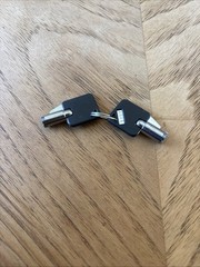 Tubular Key Set 2 Keys For Different Uses Brand Unknown. Number 1257