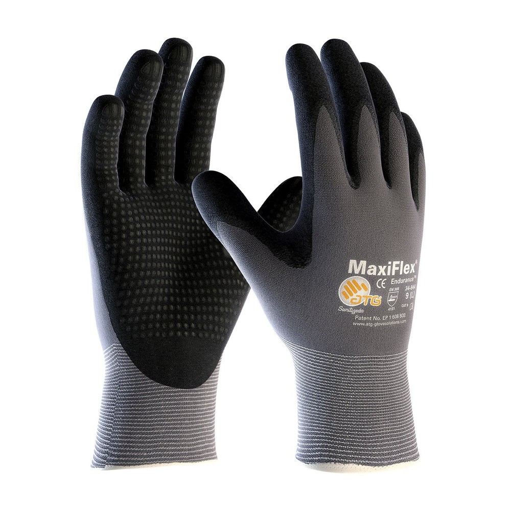 Maxiflex Endurance 34844 Seamless Knit Nylon Work Glove With Nitrile Coated Grip