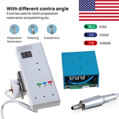 Dental NEW LED Electric Micro Motor NEW/ 1:5 LED Contra Angle Handpiece