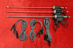 Bissinger Bipolar Roby Forceps 5mmx330mm With Cable Best Quality Reusable-3SET