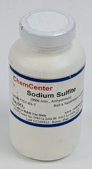 ChemCenter Sodium Sulfite Anhydrous 99% Min Powder 1 lb