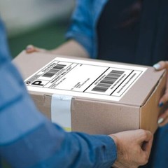 100 Full Sheet Shipping Labels 8.5×11 Self Adhesive Blank Paper for Laser/Inkjet