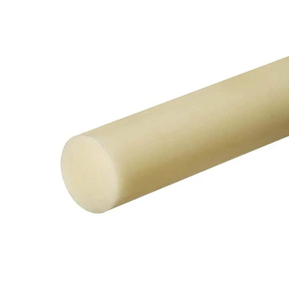 0.500 (1/2 inch) x 24 inches, Acetal Plastic Round Rod, Glass Filled 20%