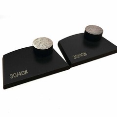 9Pcs Diamond Grinding Round Button Lavina Edco Floor Concrete Grinder Grit 30/40