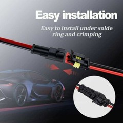 5/10 Sets Car Automotive Waterproof Electrical Wire Connector Plug 2/3/4/5/6 Pin