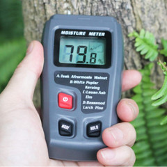 LCD Wood Moisture Tester Meter Detector Firewood Paper Cardboard
