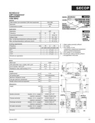 SECOP COMPRESSORS SC12CLX.2 115V R404 LBP/MBP 1/2 HP