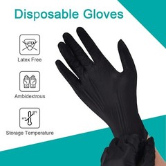 Schneider Vinyl Synthetic Exam Gloves, 4 Mil, Latex Free Disposable Gloves