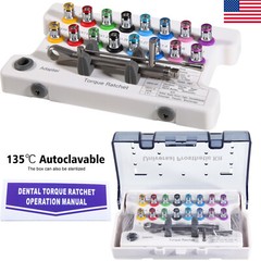 Dental Universal Implant Prosthetic Kit Torque Wrench Screw Drivers Remover st