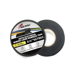 2 Rolls Wire Loom Harness Insulation Tape Cloth Wrap Protection Noise Reduction