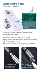 Dental LED Electric Motor Brushless Built in/1:1 1:5 Contra Angle Handpiece Y1M